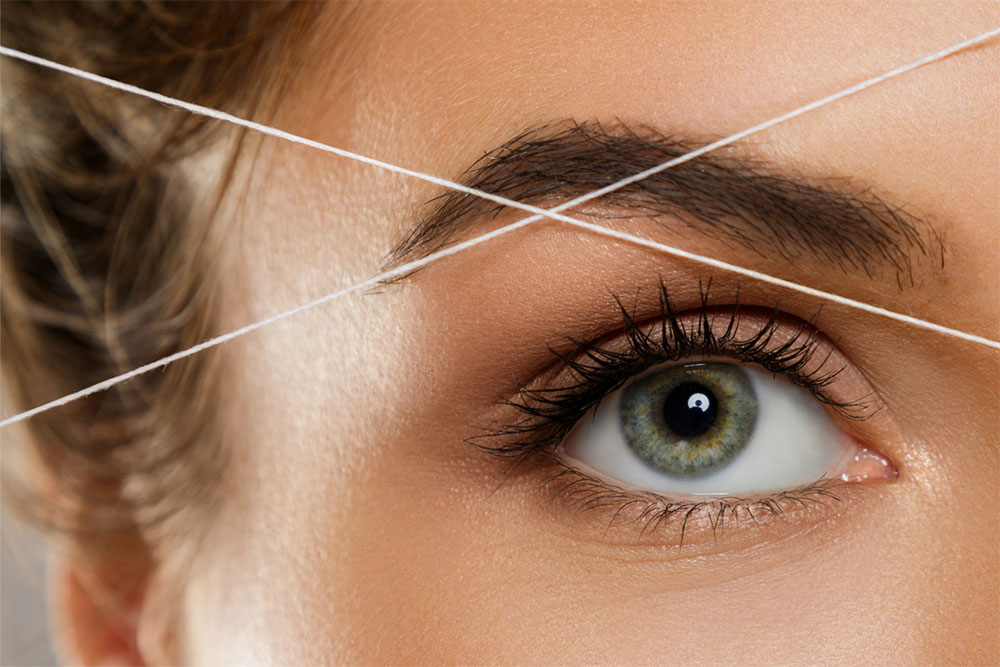 eyebrow threading
